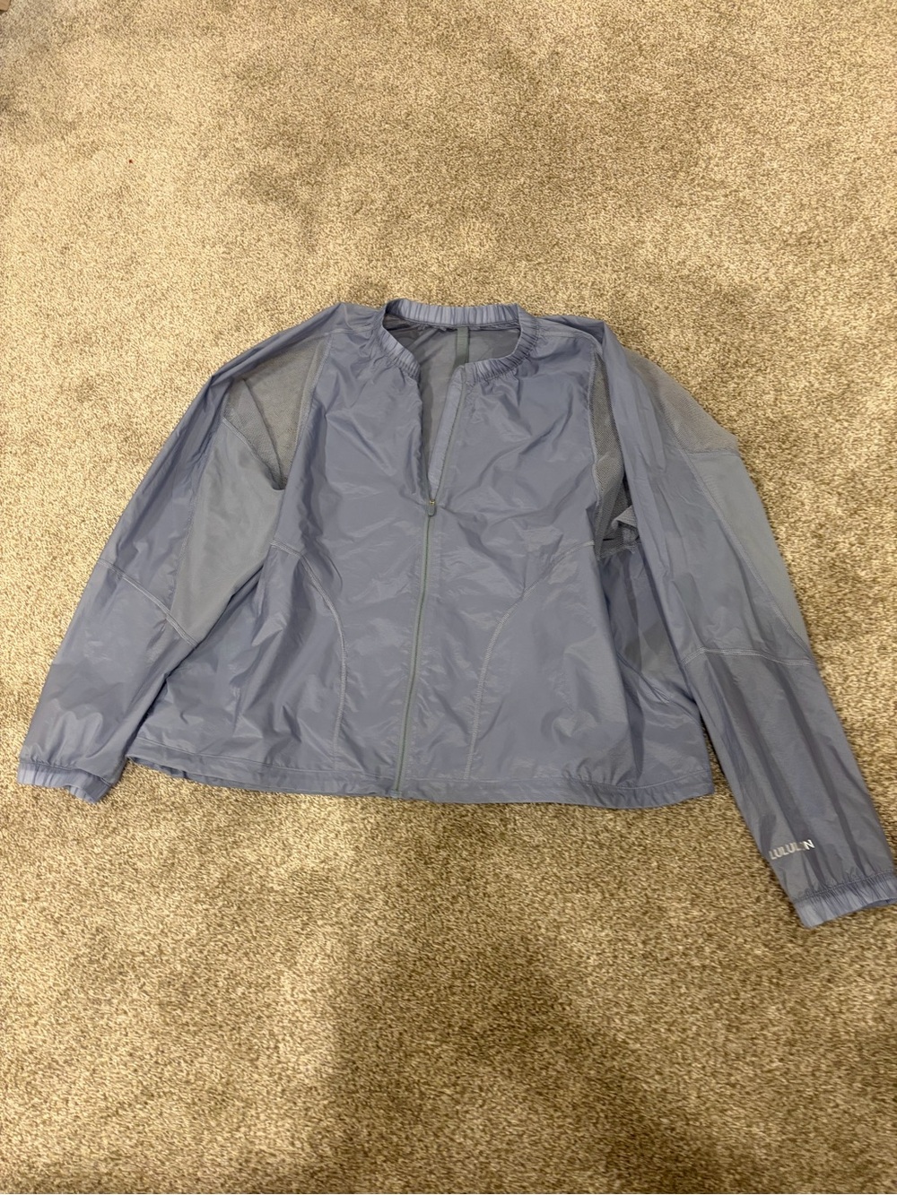 lululemon athletica lightweight blue jacket